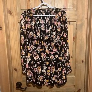 Floral Torrid Babydoll Shirt